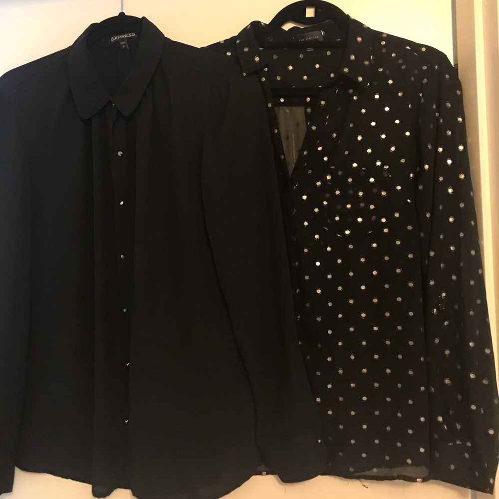 2 Large Express blouses